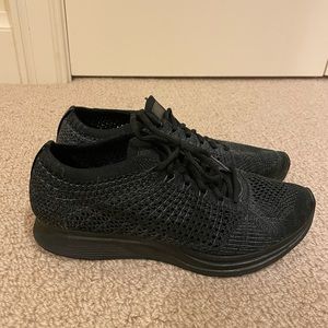 Black Nike Flyknit Racer